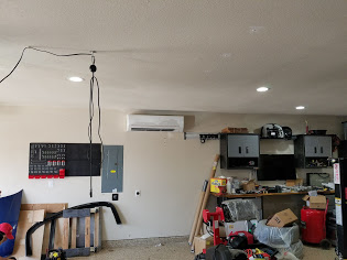 A/C Installation Indoor Garage